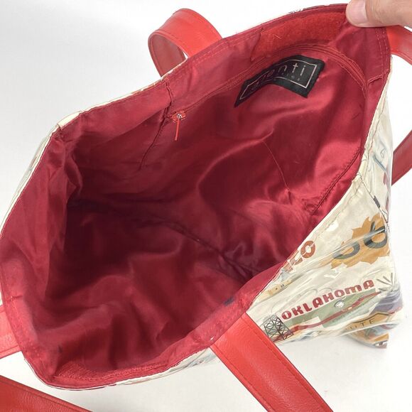 Route 66 State Highways Roads Cities Plastic Covering Handbag Cotton Bag Summer - Picture 12 of 15